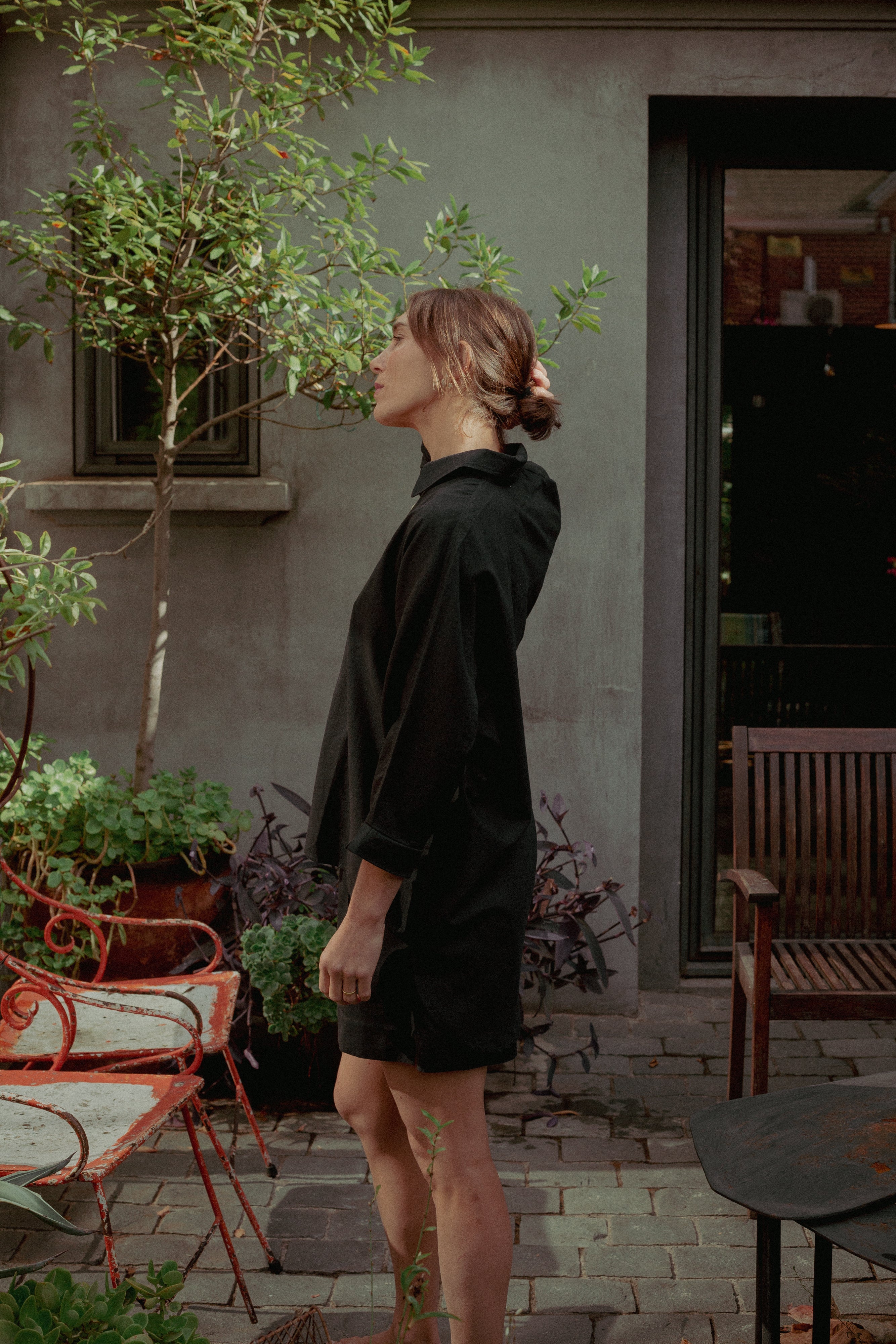 Camisa Alana Negro Oversize