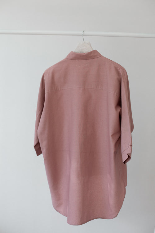 Camisa Alana Rosa Oversize